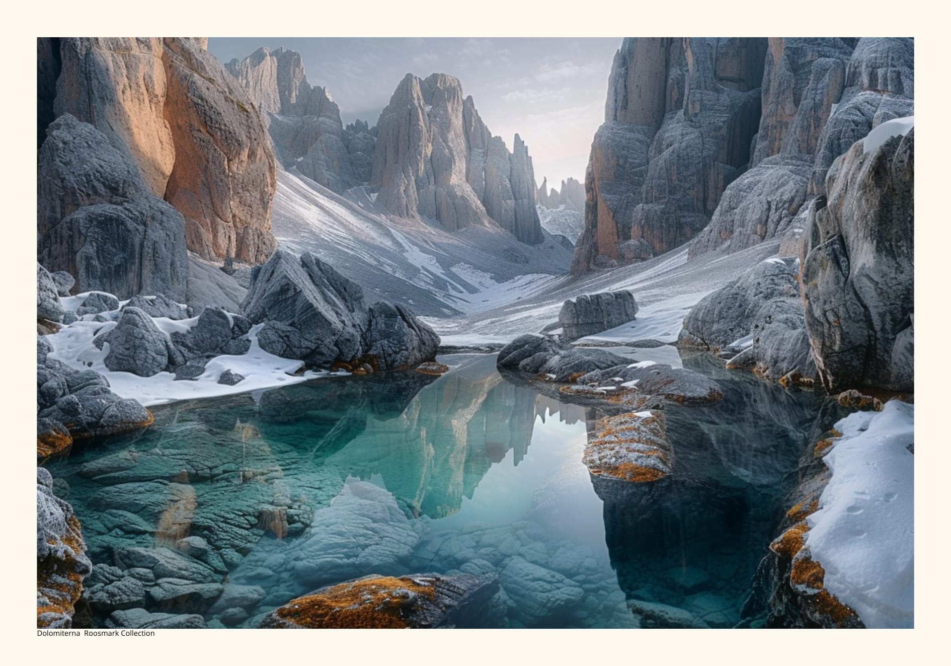 Dolomiterna Berg Poster