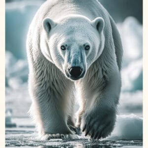 Isbjörn Färgposter