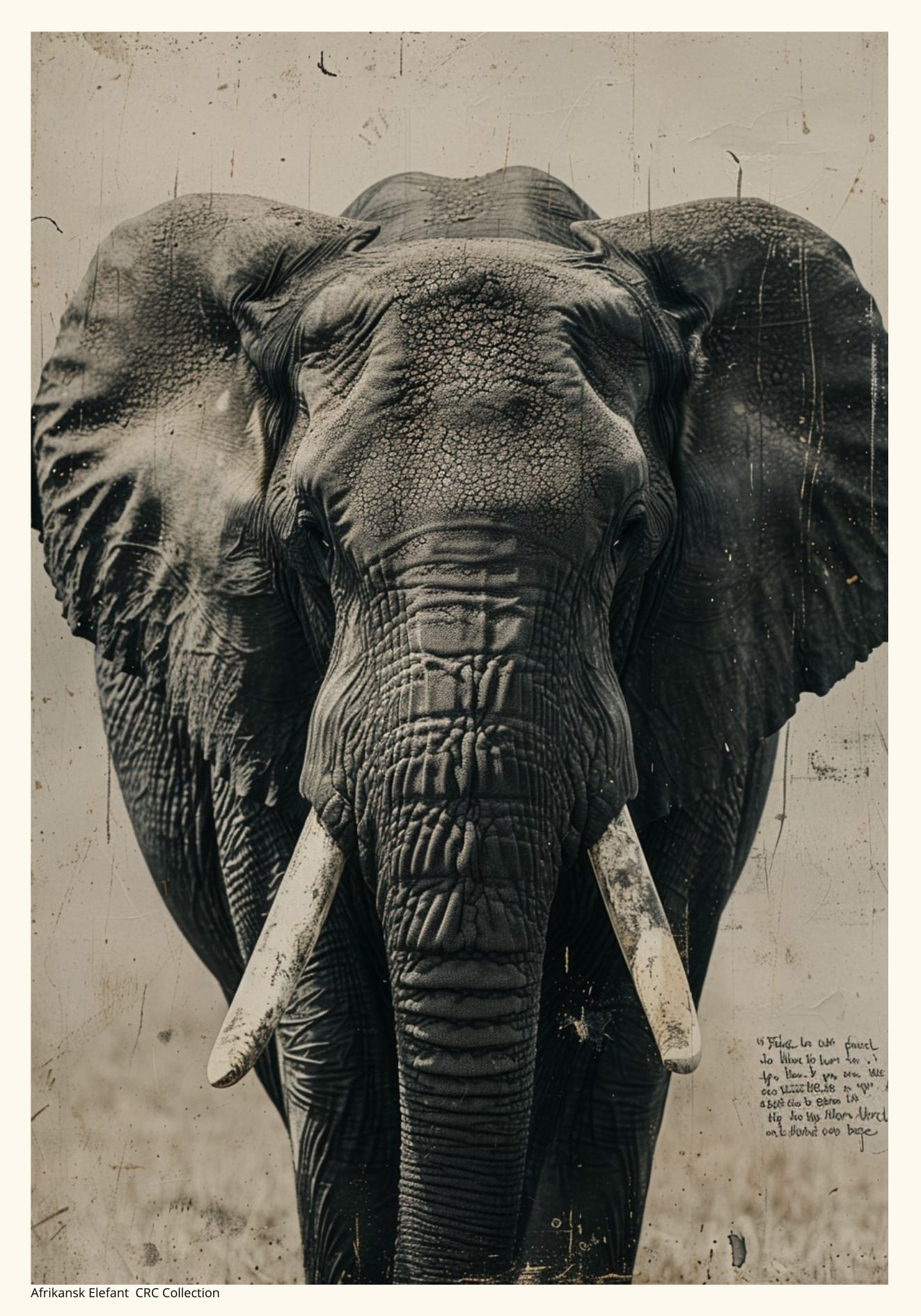 Afrikansk Elefant — Hobbyrum poster